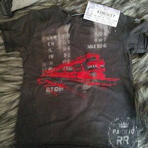 KINGSLEY BOYS "CRAZY TRAIN"  TEE